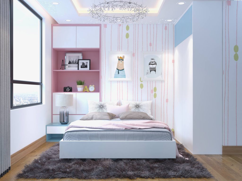 màu sắc của phòng ngủ cho căn hộ AuTumn GoldSeaSon