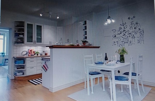 thiết kế phòng ăn và phòng bếp cho căn hộ chung cư