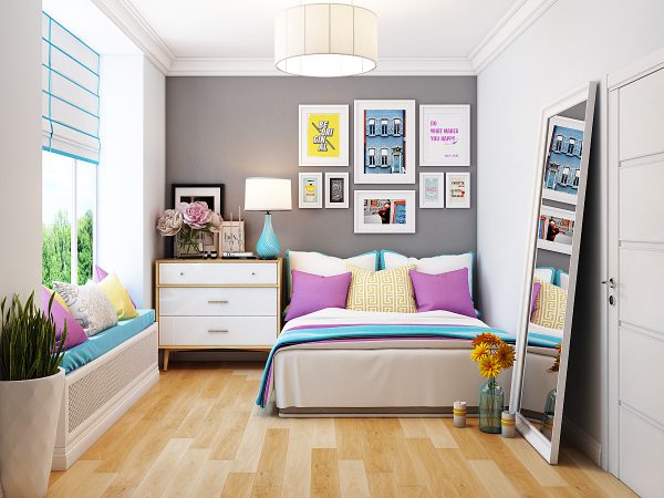 màu sắc phòng ngủ chung cư đẹp