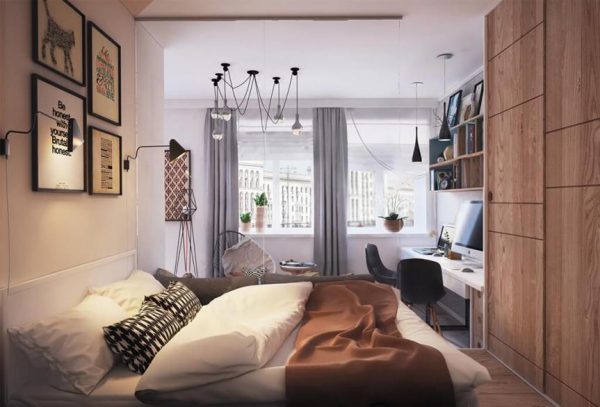 thiết kế ánh sáng phòng ngủ chung cư 