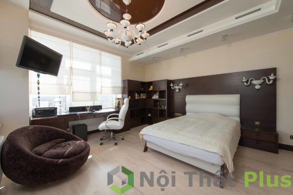 thiết kế không gian nội thất phòng ngủ PNPLV004